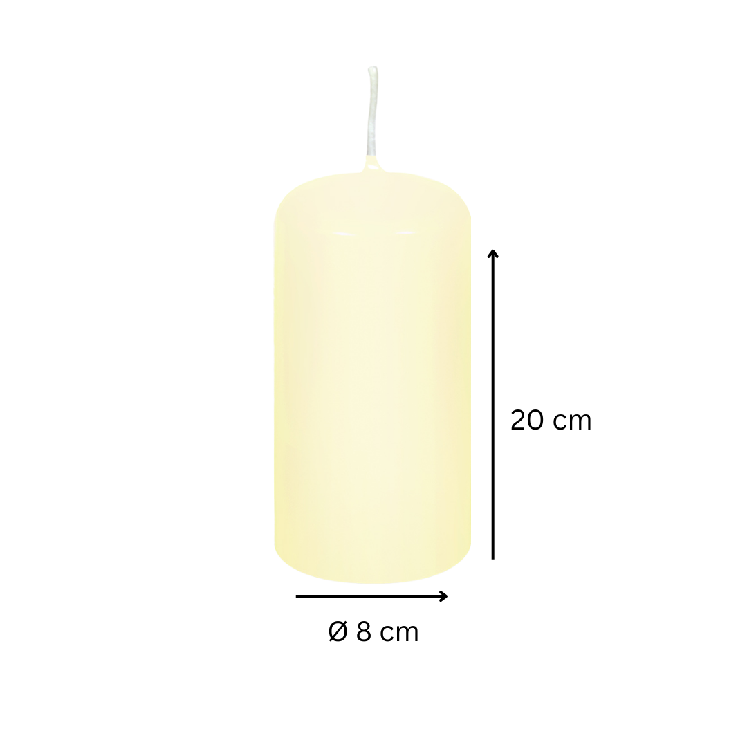 Stumpenkerze 80x200mm