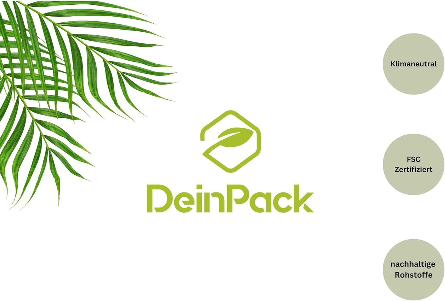 DeinPack 50 Stück Riffelbecher to Go Pappbecher aus braunem Kraftkarton I Umweltfreundliche Kaffee Trinkbecher Bio unbedruckt 200 ml / 8 oz I 100% biologisch abbaubar, kompostierbar