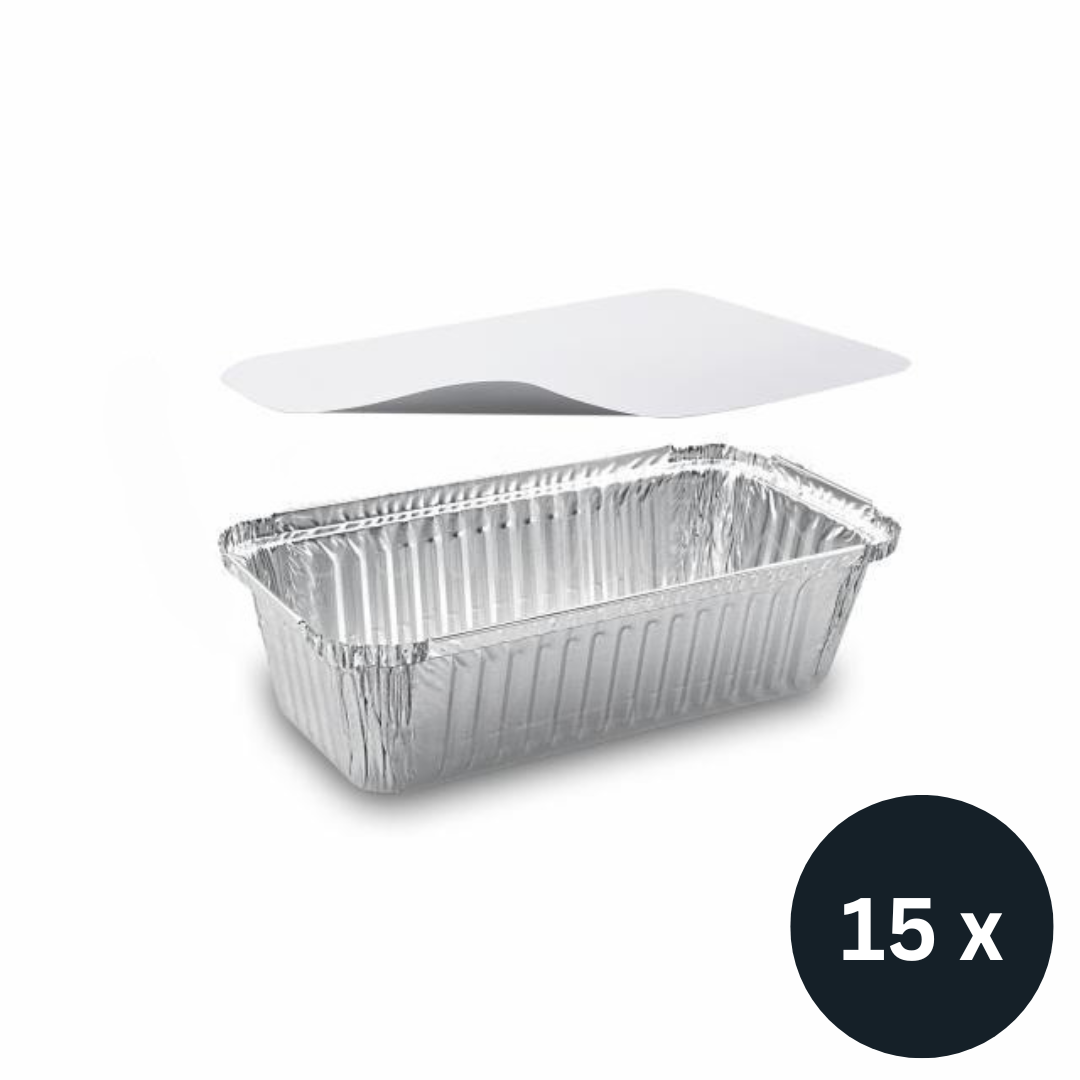 Alu Schale 218 x 112 x 60 mm 900ml