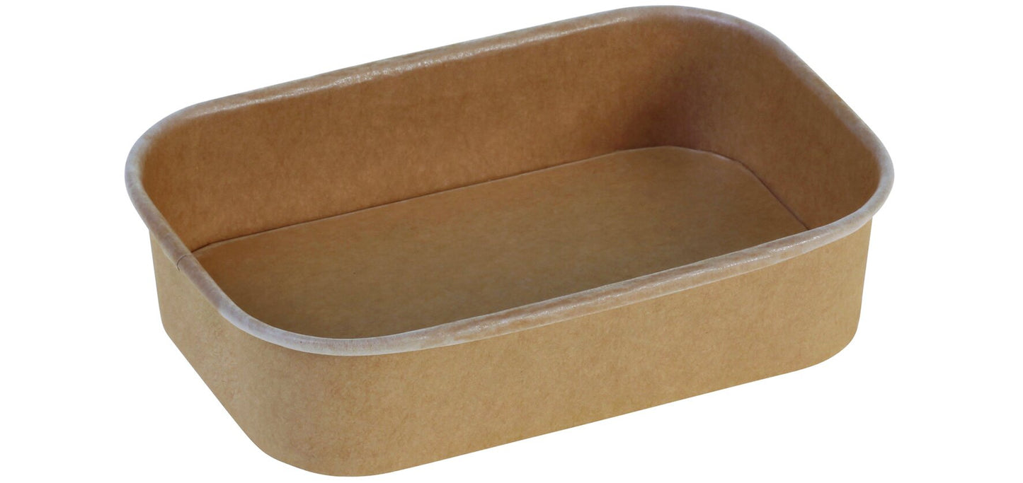 300 Salatschale 500 ml braun rechteckig