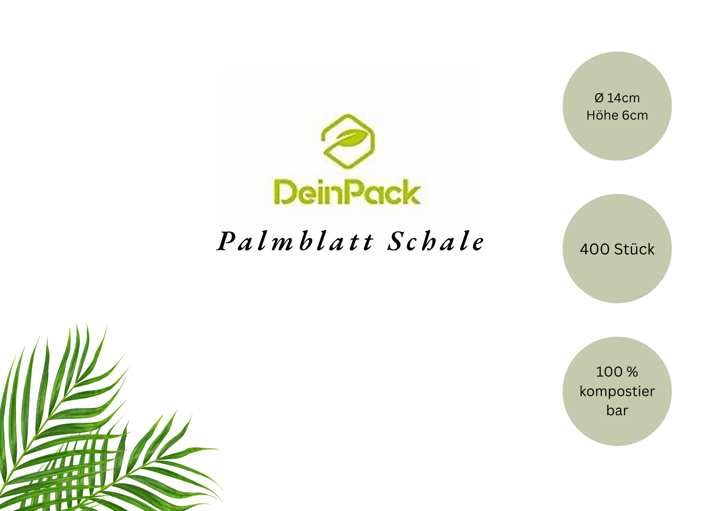 Palmblatt Schüssel