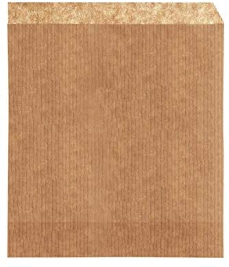DeinPack Snacktaschen Papier I Burger Papier fettdicht I Dönertasche biologisch abbaubar I Snacktüten kompostierbar I Antihaftpapier ungebleicht I Burgerpackpapier 15x16 cm I 1000 Stück, braun