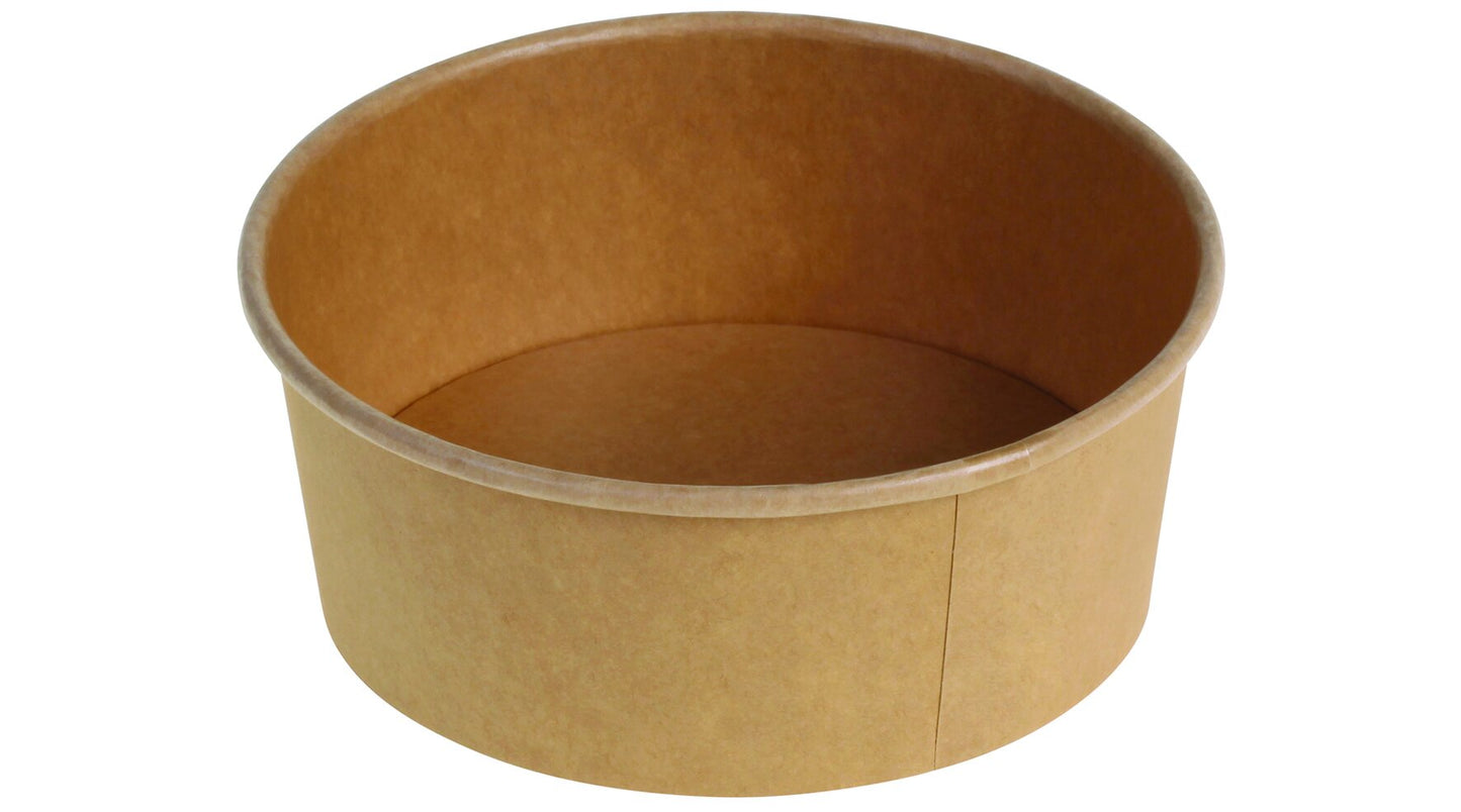 Salatschalen, Karton, 750ml, Ø150x60mm, 300 Stück
