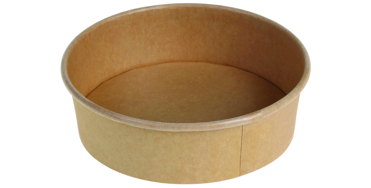 Salatschalen, Karton, 500ml, Ø150x50mm, 50 Stück