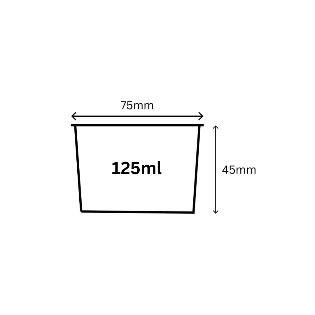 Universal Karton | Eisbecher | Einwegschalen für EIS