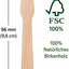 DeinPack Eislöffel aus Birkenholz FSC® 100% – 9,6 cm