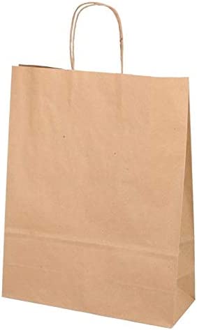 Umweltschonende Papier Tragetaschen 50 Stück 32 x 12 x 41 cm