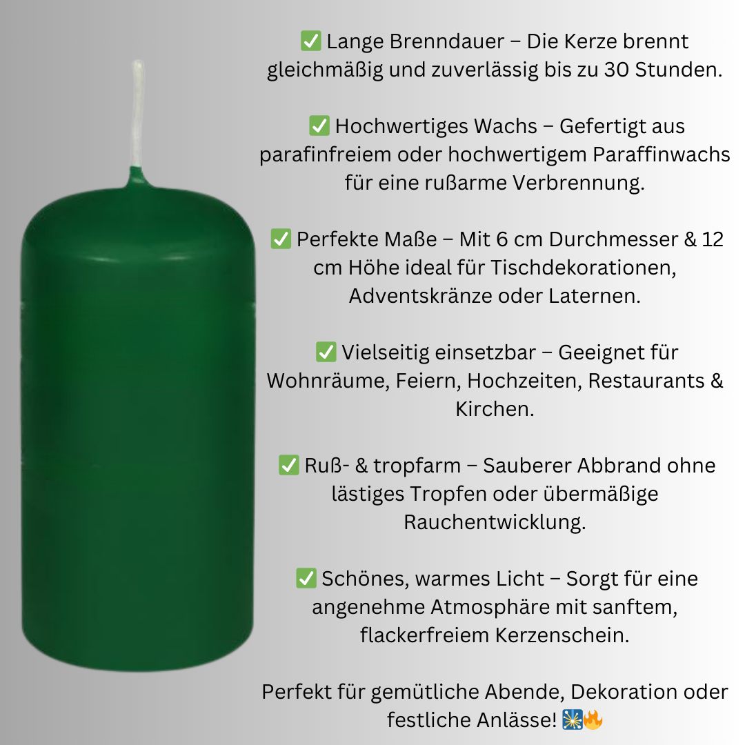 Stumpenkerze 60x120mm