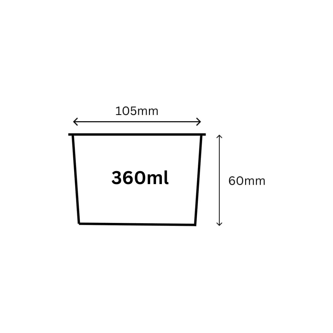 Universal Karton | Eisbecher | Einwegschalen für EIS