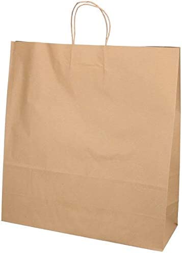 Umweltschonende Papier Tragetaschen 50 Stück 46 x 16 x 49 cm