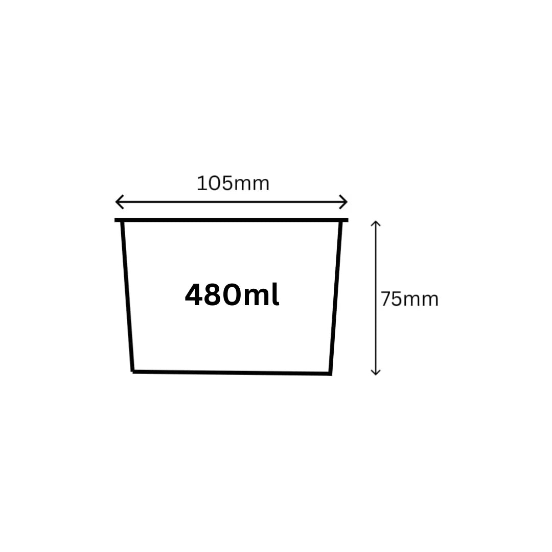 Universal Karton | Eisbecher | Einwegschalen für EIS