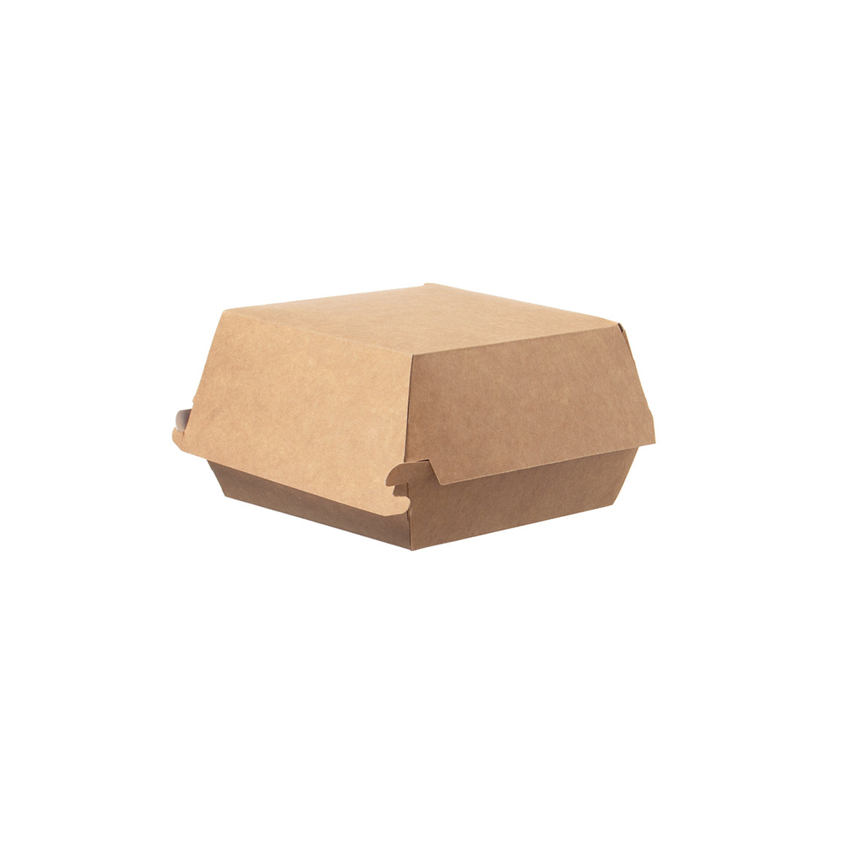 Burger-Box, braun-weiß M, 11 x 11 x 8 cm, Pappe, 300 Stück