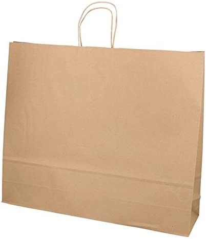 Umweltschonende Papier Tragetaschen 50 Stück 54 x 13 x 45 cm