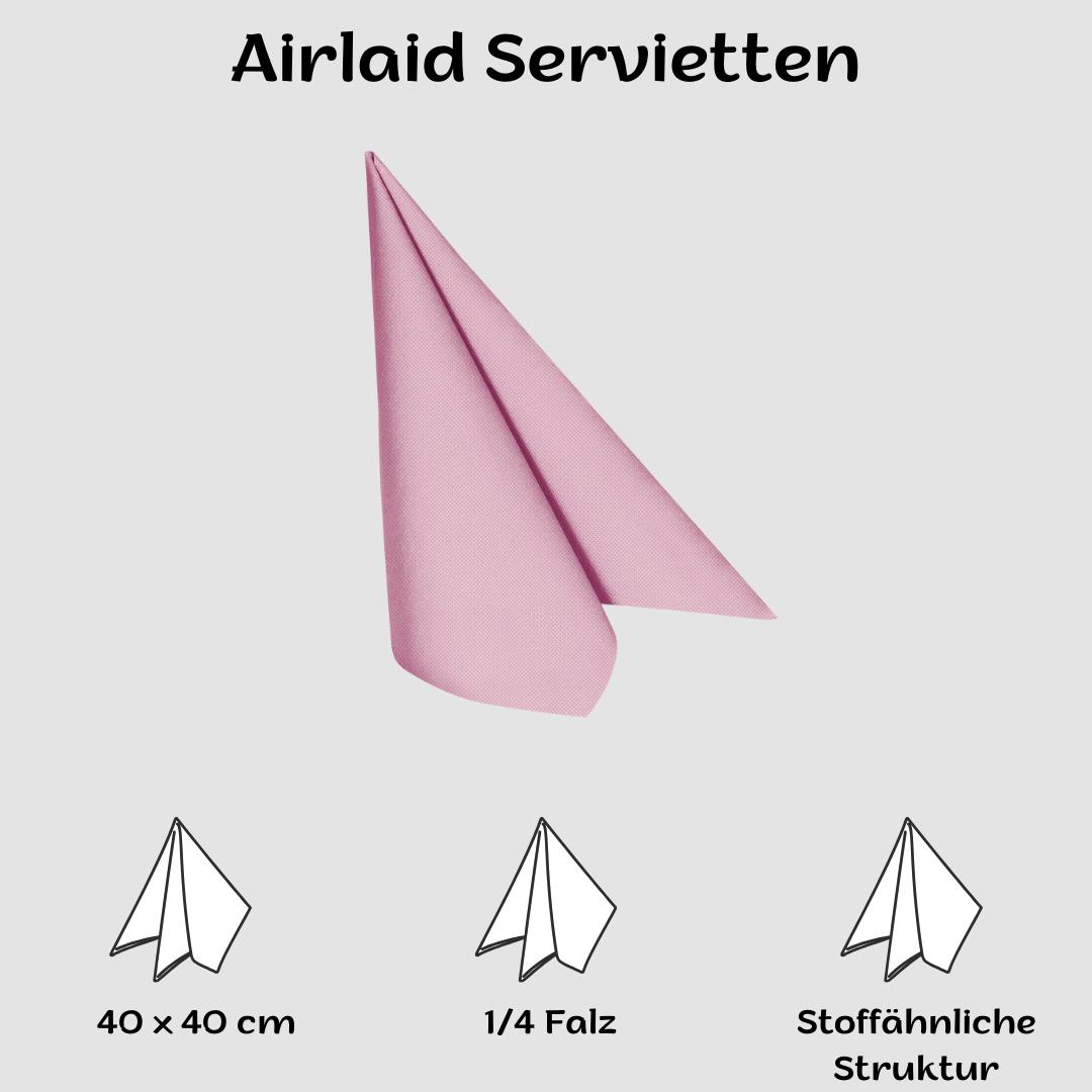 Airlaid Servietten 40x40