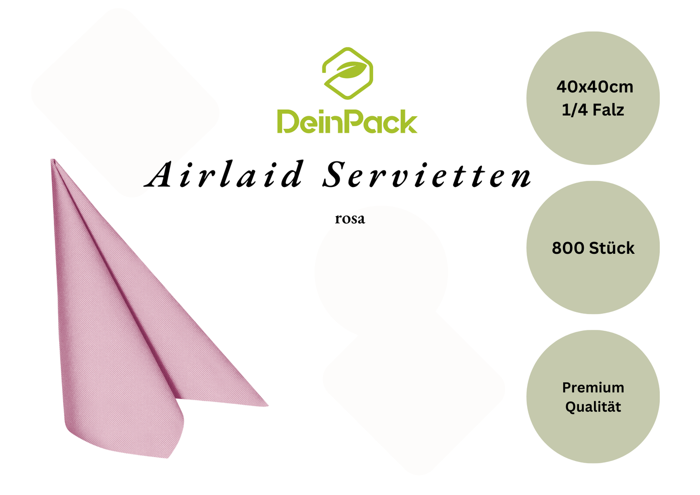 Airlaid Servietten 40x40