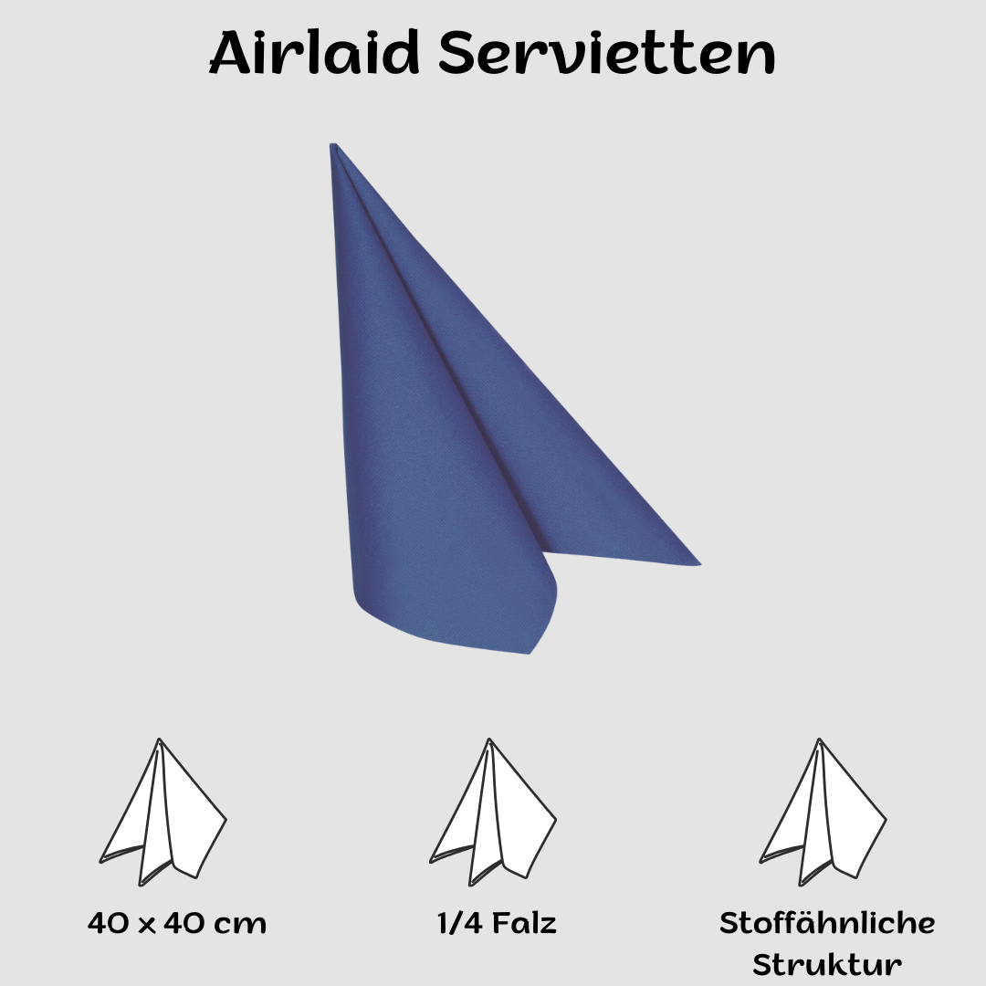 Airlaid Servietten 40x40