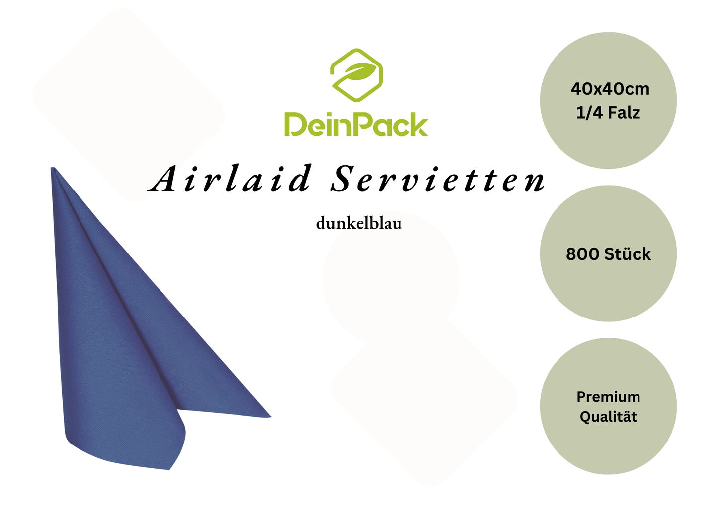 Airlaid Servietten 40x40