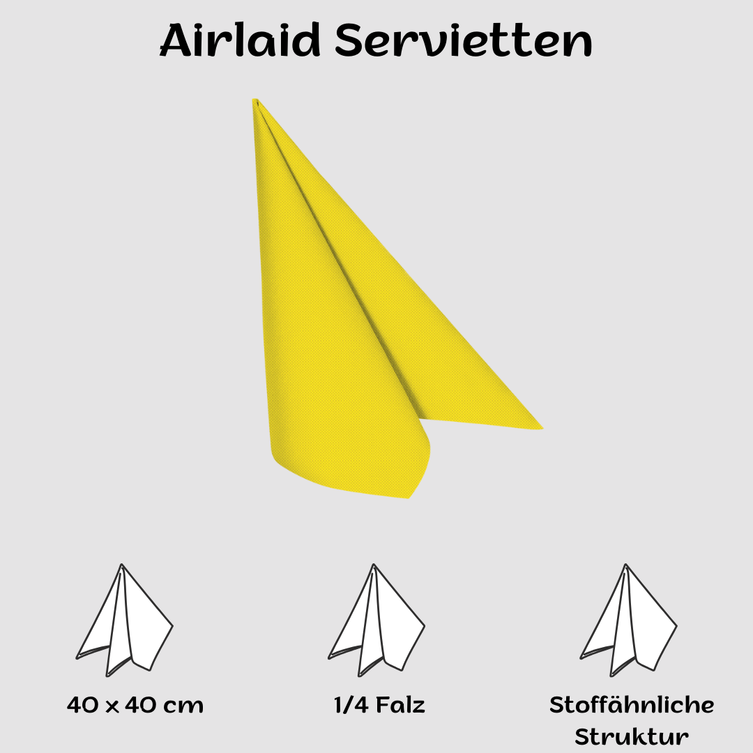 Airlaid Servietten 40x40