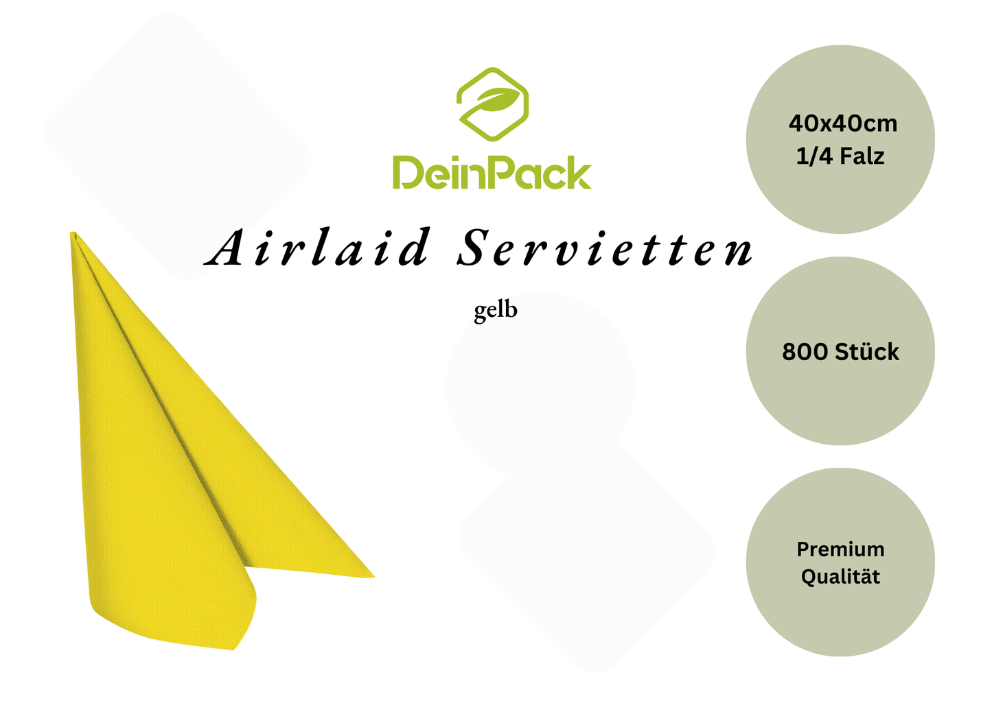 Airlaid Servietten 40x40