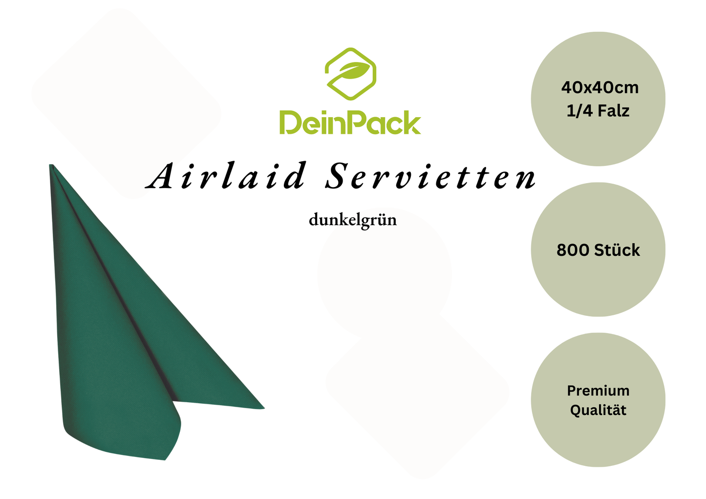 Airlaid Servietten 40x40