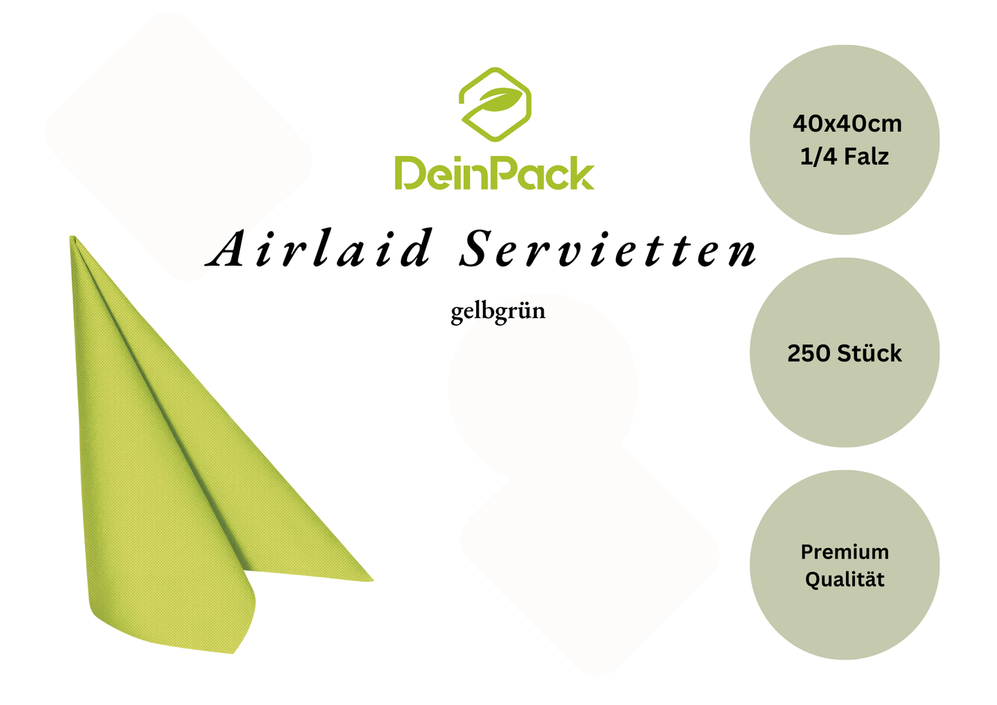 Airlaid Servietten 40x40