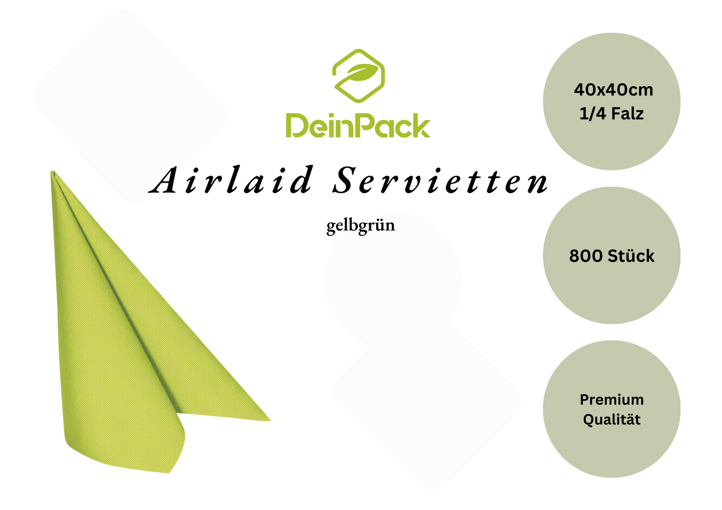 Airlaid Servietten 40x40