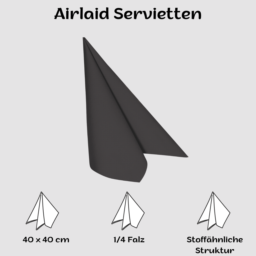 Airlaid Servietten 40x40