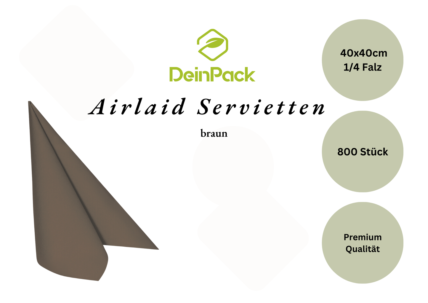 Airlaid Servietten 40x40