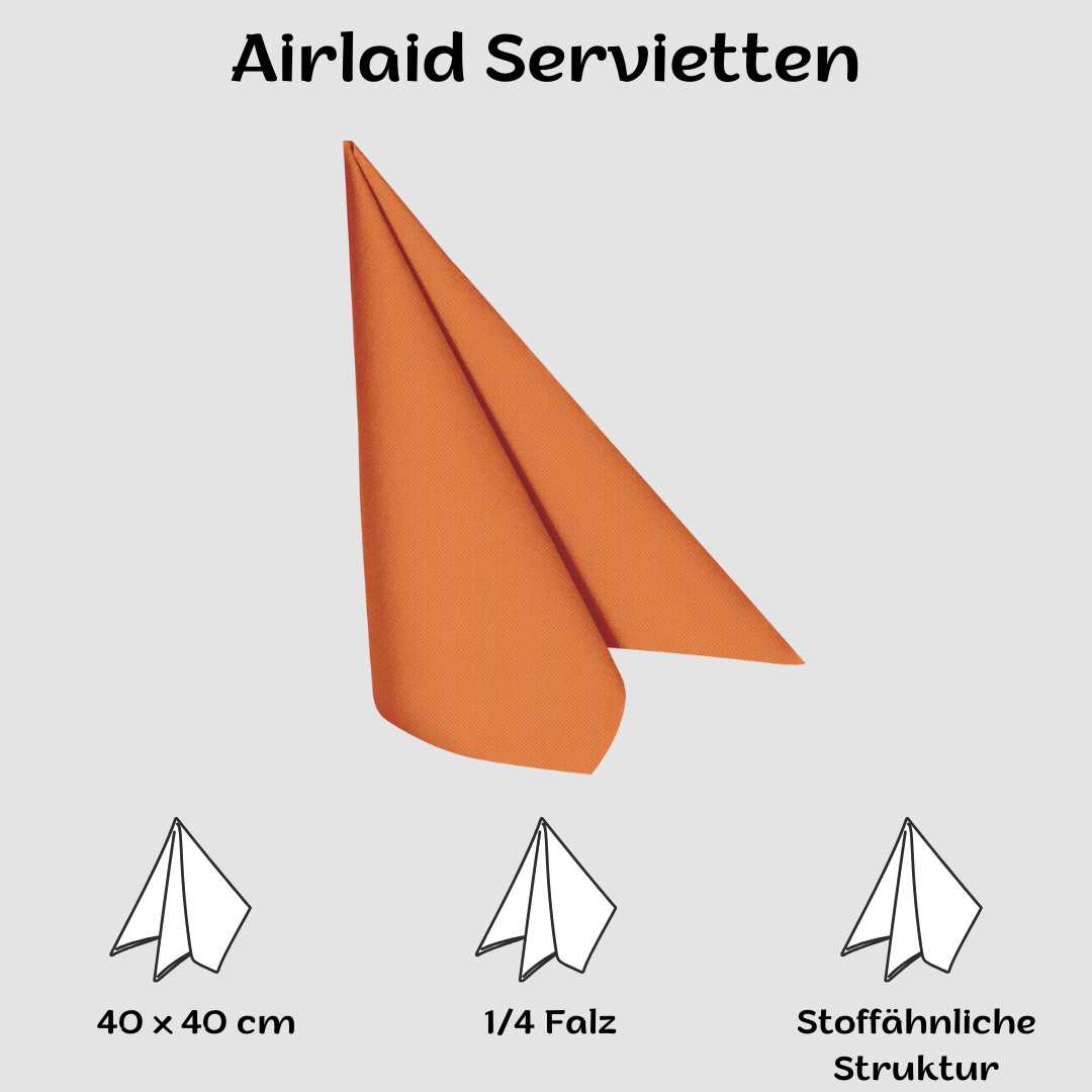Airlaid Servietten 40x40