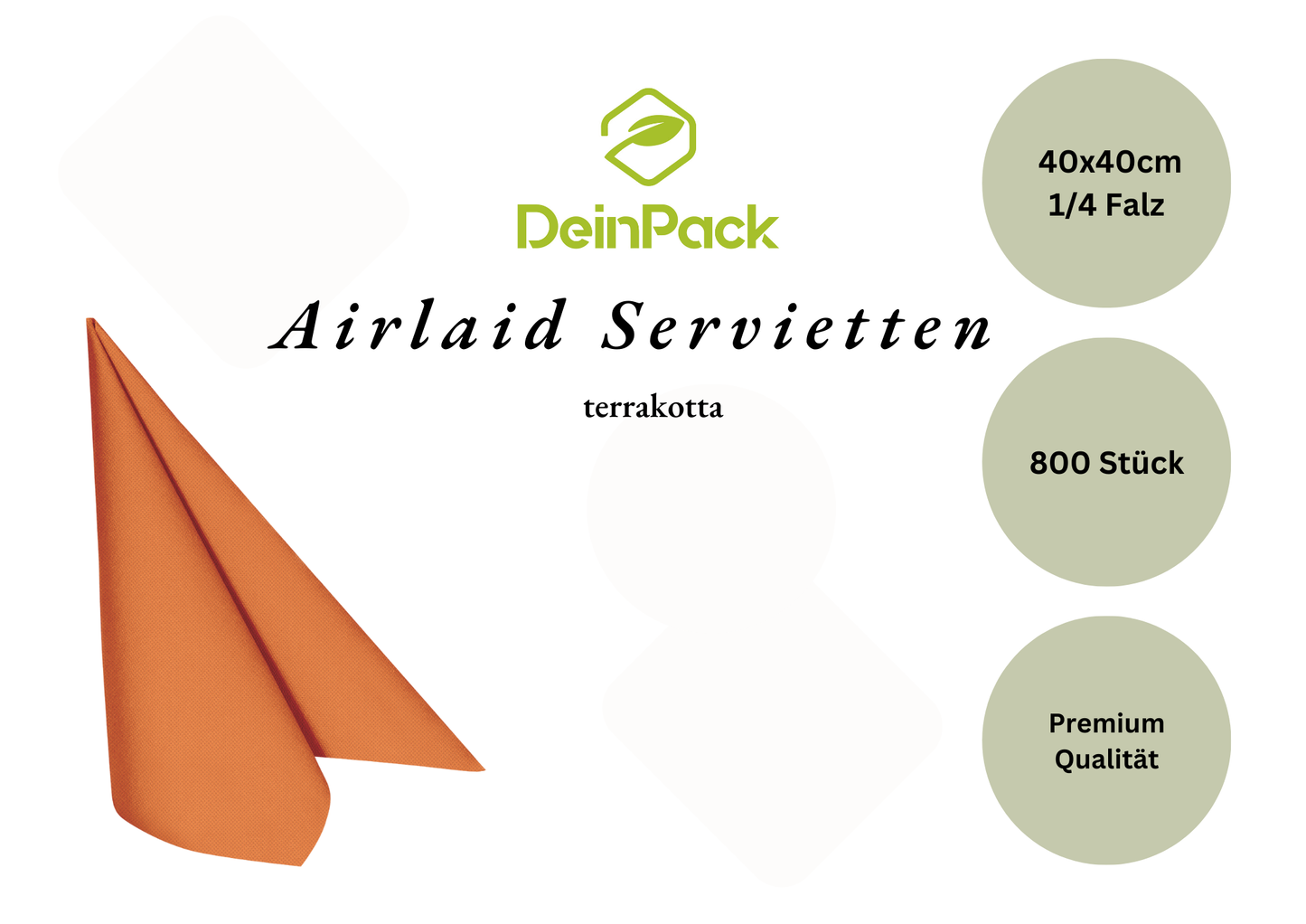 Airlaid Servietten 40x40