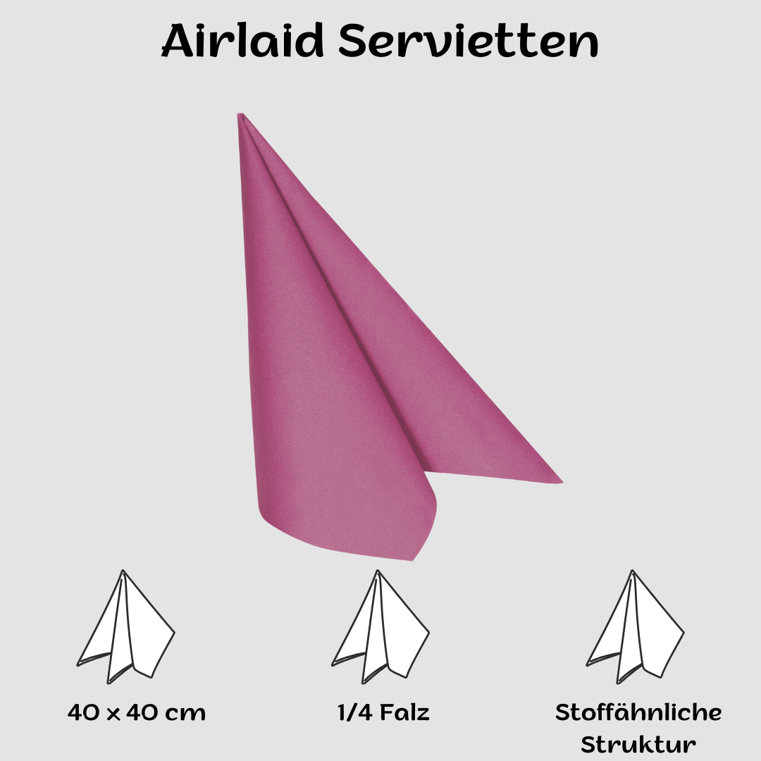 Airlaid Servietten 40x40