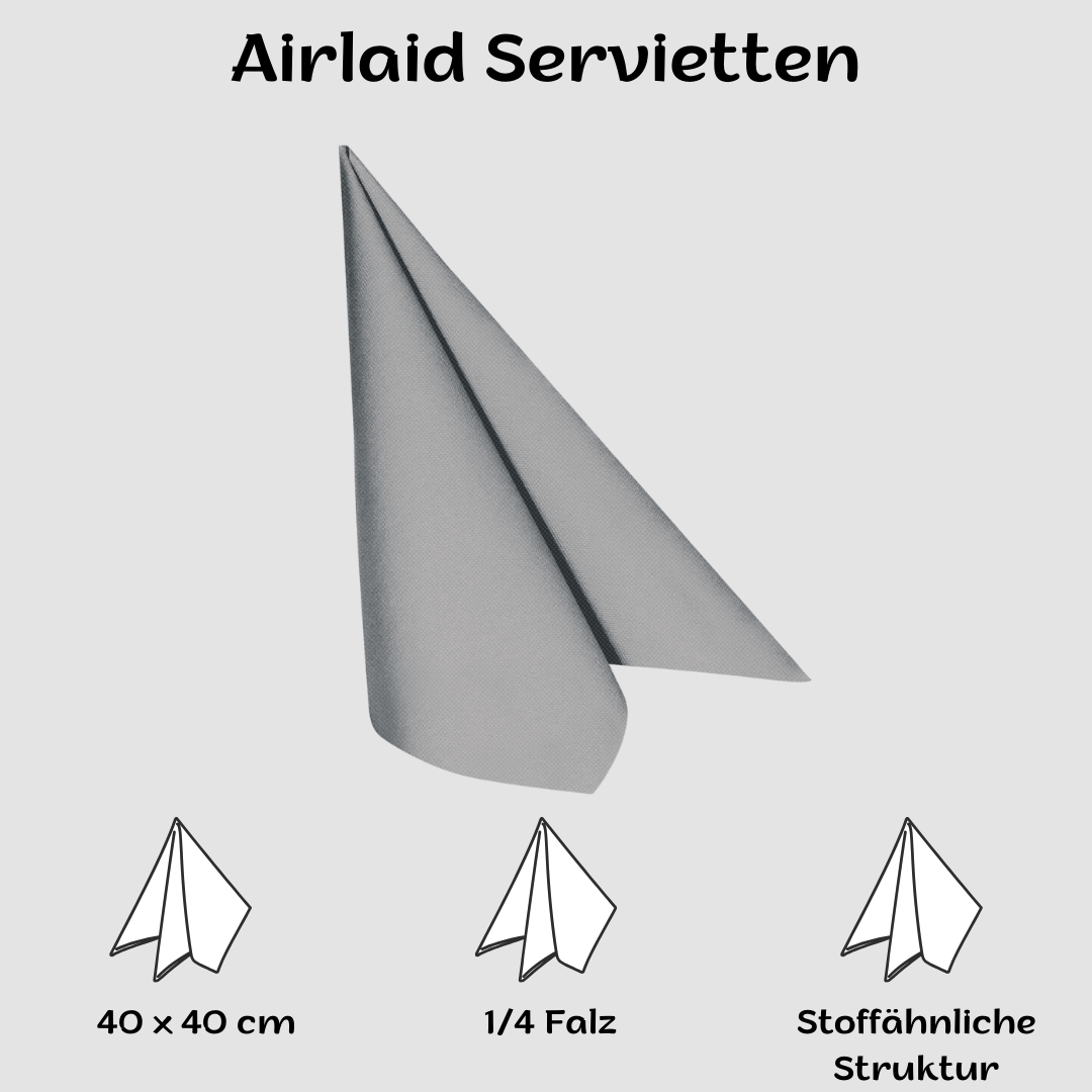 Airlaid Servietten 40x40