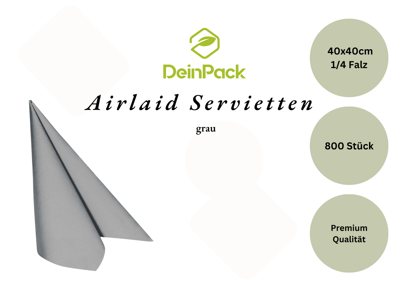 Airlaid Servietten 40x40