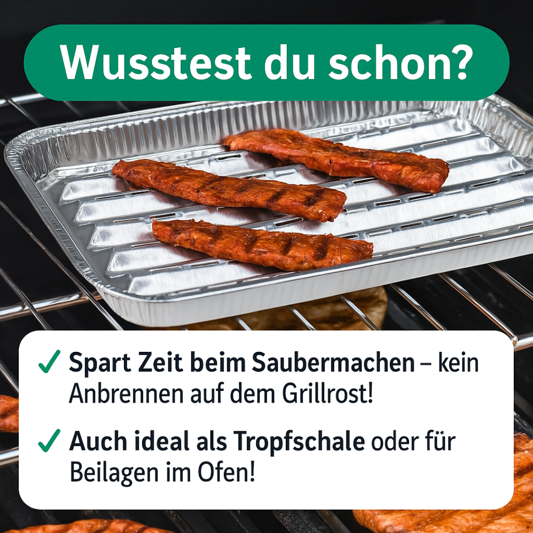 Alu Grillschale 34 x 22 cm