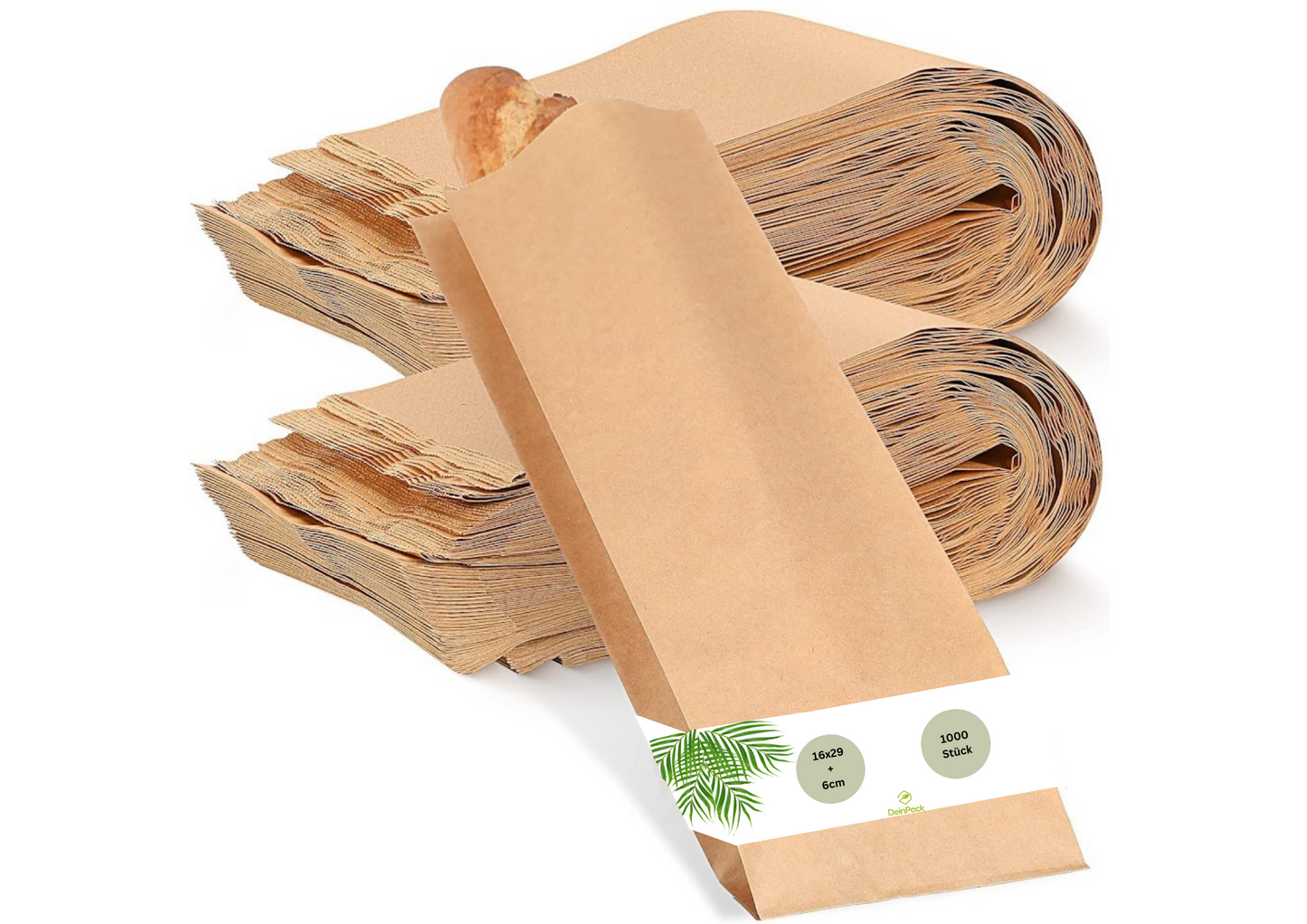 Papierbeutel Kraft braun