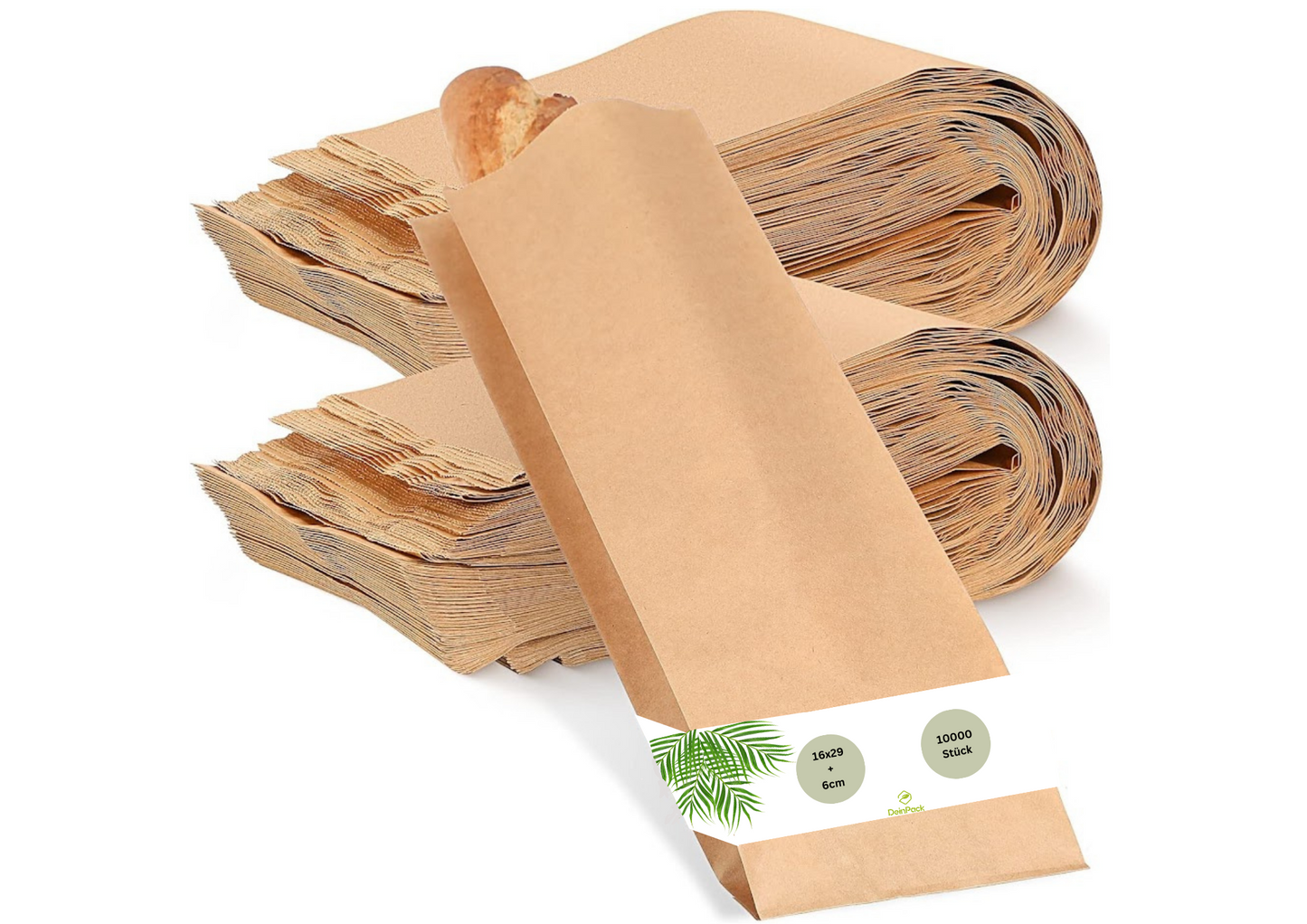 Papierbeutel Kraft braun