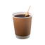 Kaffeebecher braun unlaminiert - Doppelwandige Isolierte Pappbecher 200ml / 8 oz Ø 80 mm - plastikfrei