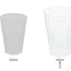 Cocktail Mehrwegbecher PP transparent, leichter Mehrweg-Trinkbecher, Hartplastik - 0,3l