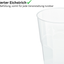Cocktail Mehrwegbecher PP transparent, leichter Mehrweg-Trinkbecher, Hartplastik - 0,3l