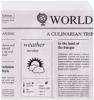 DeinPack Snacktaschen weißem Pergamentersatz-Papier I Burger Papier fettdicht I Dönertasche biologisch abbaubar I Snacktüten kompostierbar I Snackbeutel 15x16 cm I 50 Stück, weiß