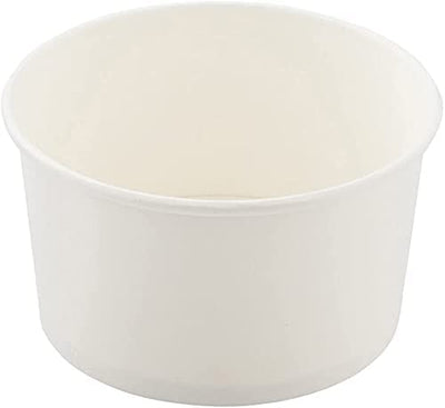 Kopie von Eisbecher Papp-Becher, 120ml, Pappe-weiß, Ø78x51mm, 200 Stück