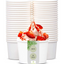 Eisbecher Papp-Becher, 120ml, Pappe-weiß, Ø78x51mm, 50 Stück