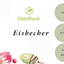 Eisbecher Papp-Becher, 120ml, Pappe-weiß, Ø78x51mm, 50 Stück