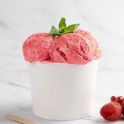 Eisbecher Papp-Becher, 350ml, Pappe-weiß, Ø101x80mm, 200 Stück