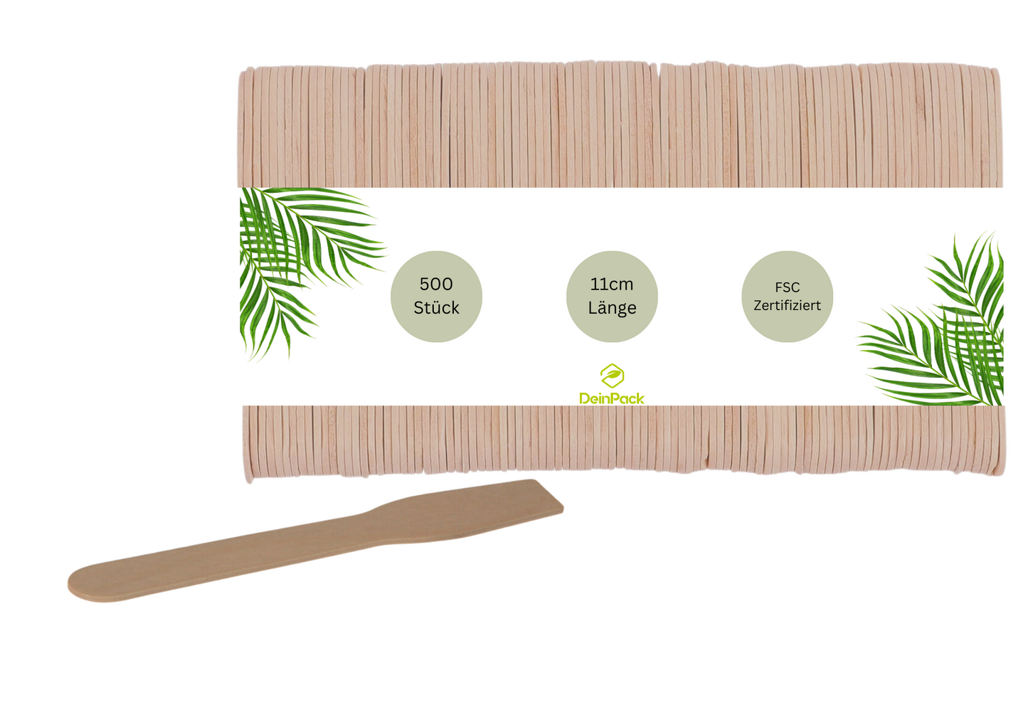 Eislöffel Holz 96mm