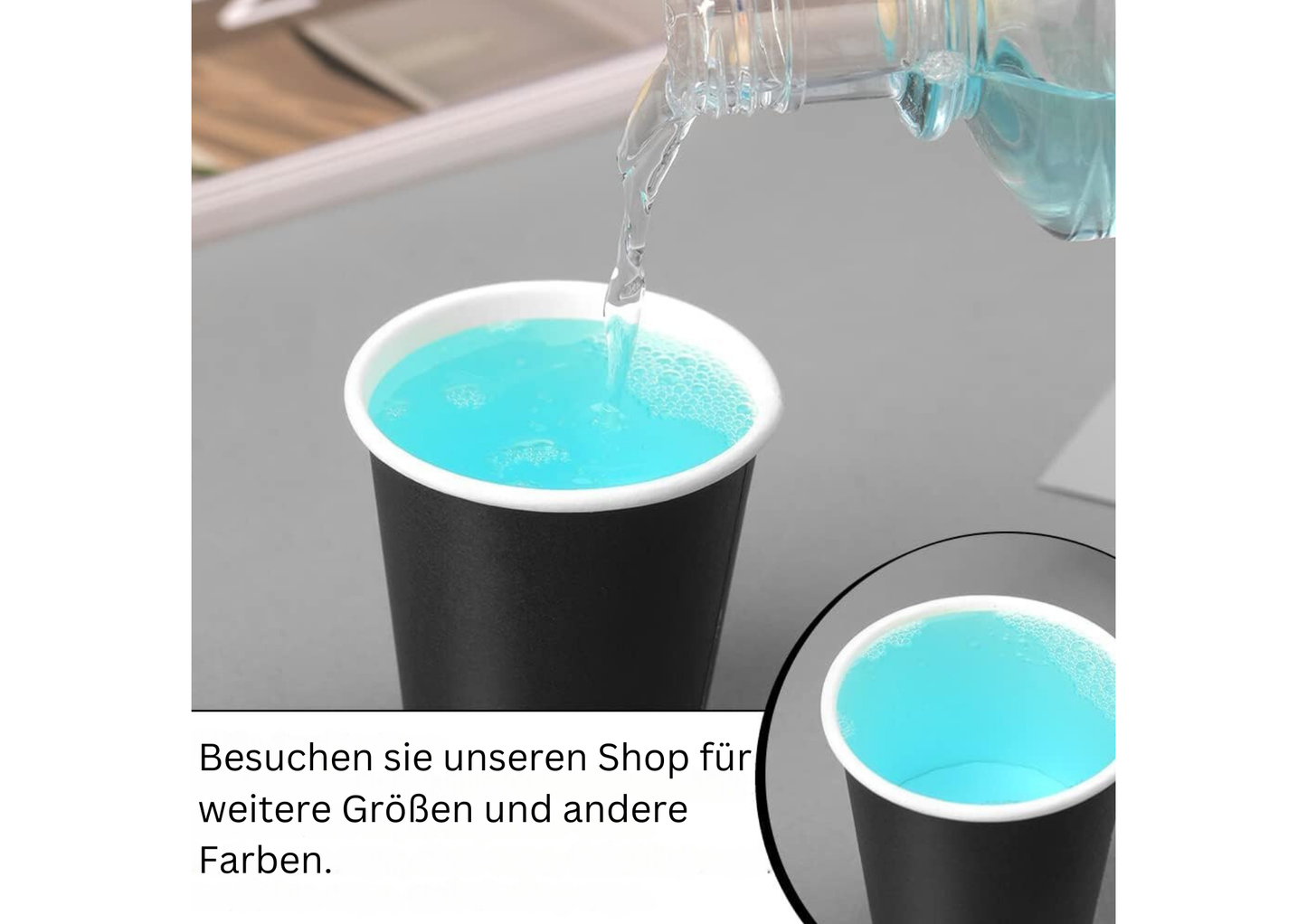 Kaffeebecher schwarz