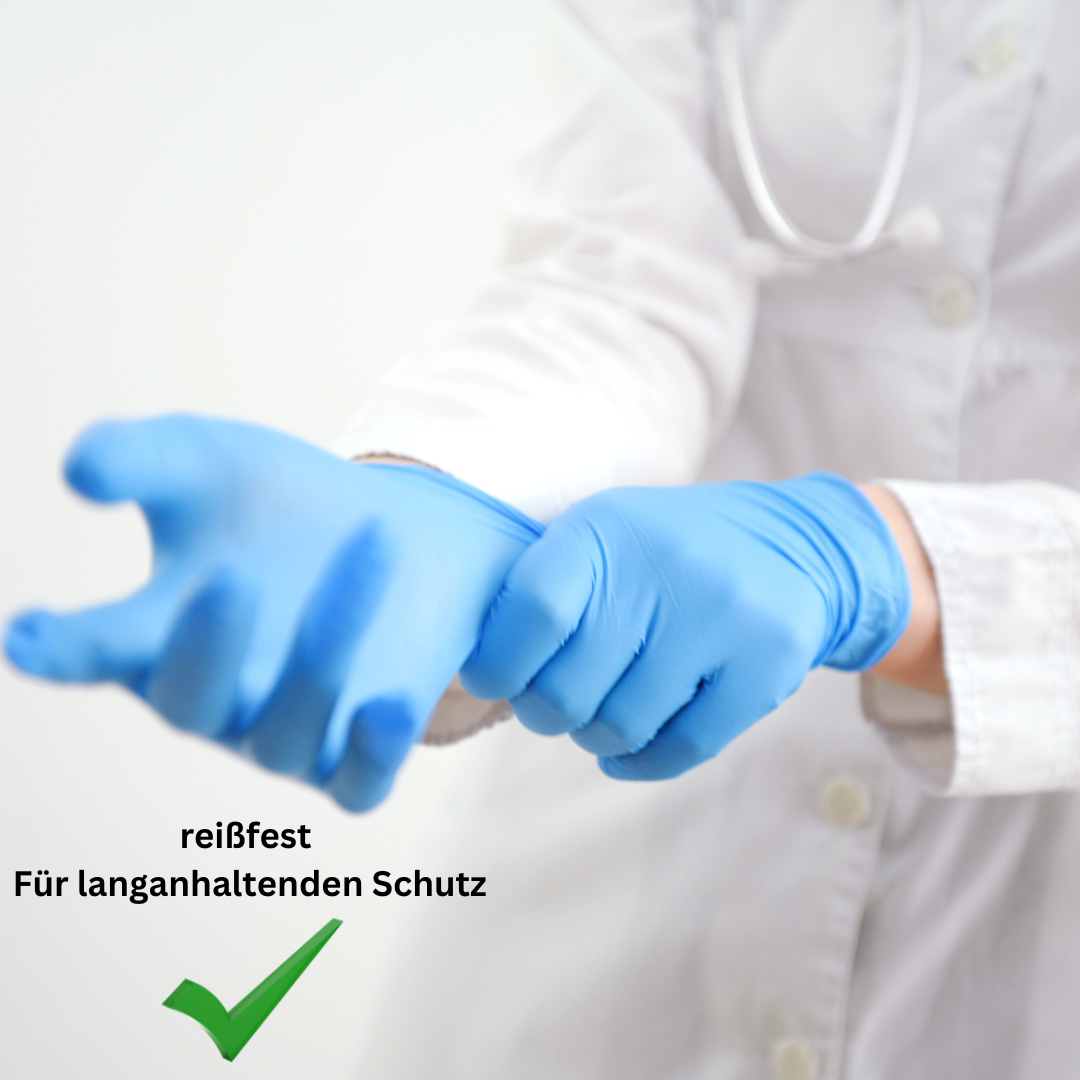 Nitrilhandschuhe blau