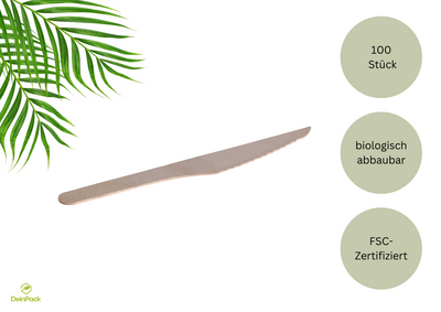Gabel Holz Birke | Einweggabel | kompostierbar | nachhaltig