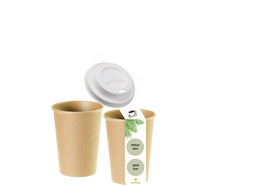 Kaffebecher 300ml mit Bargasse Deckel