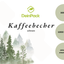 Kaffeebecher schwarz